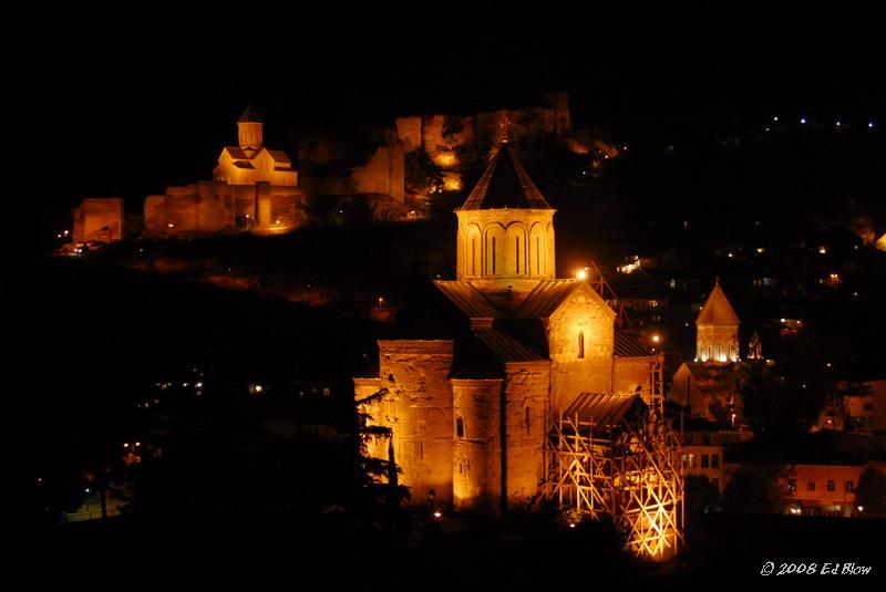 Castles at night.jpg - Tblisi